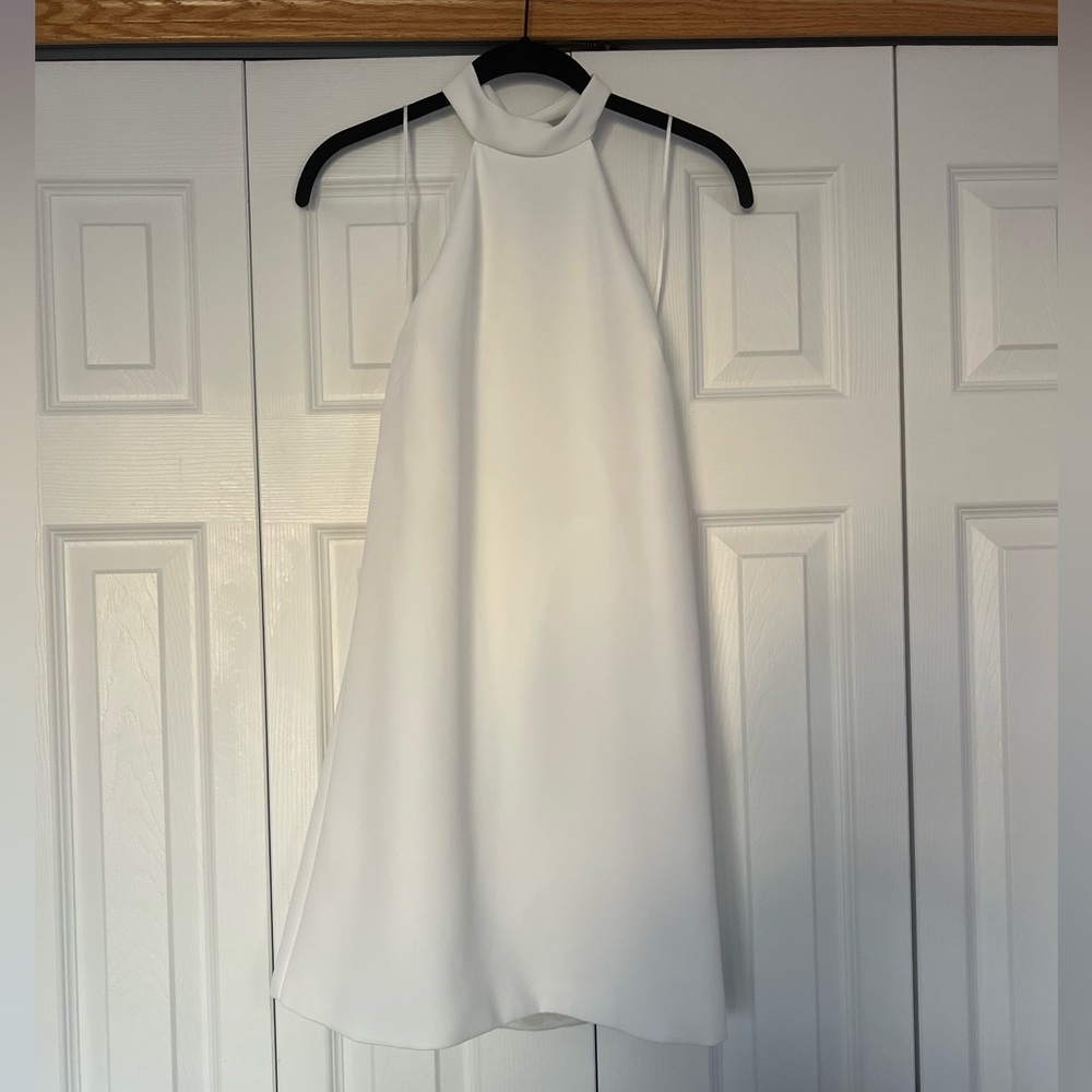 Mango White Mini Dress